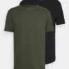 Pier One Uomo 2 PACK - T-shirt Basic - Black/khaki 1 Pier One Uomo 2 PACK - T-shirt Basic - Black/khaki -Offerta Economica Pier One ac0245125dba404782f5df23669d234c