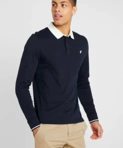 Pier One Uomo MUSCLE FIT - Polo - Dark Blue