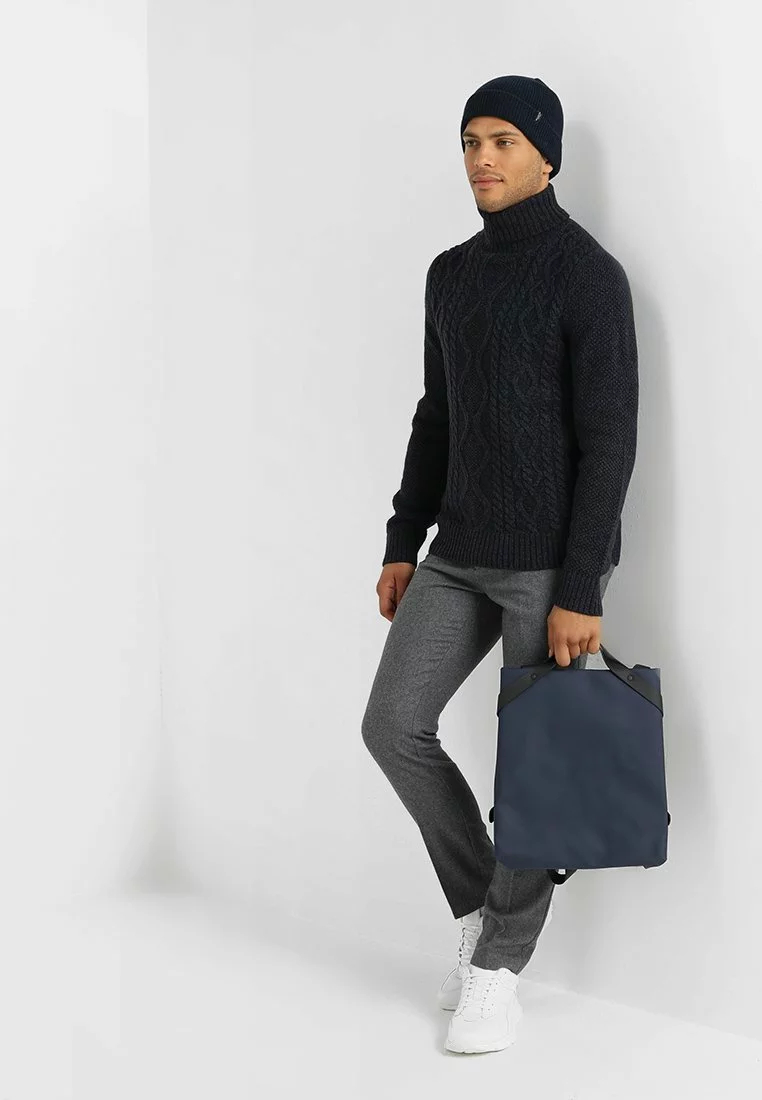 Pier One Uomo Maglione - Mottled Dark Blue 4 Pier One Uomo Maglione - Mottled Dark Blue - immagine 2