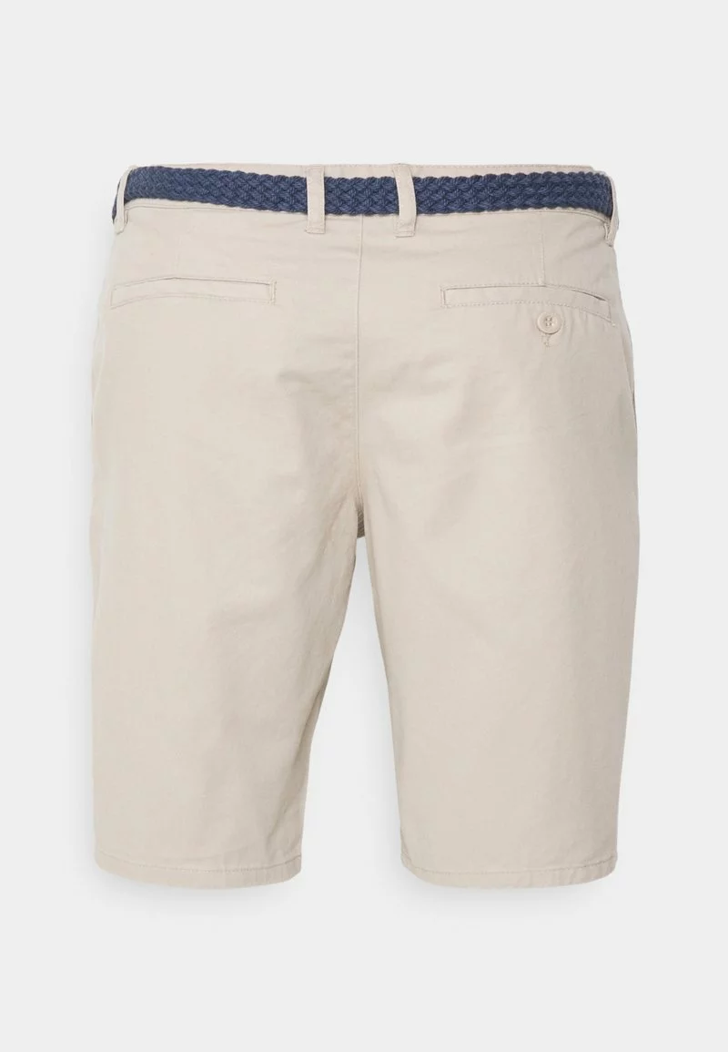 Pier One Uomo CHINOS WITH BELT - Shorts - Tan 4 Pier One Uomo CHINOS WITH BELT - Shorts - Tan - immagine 2