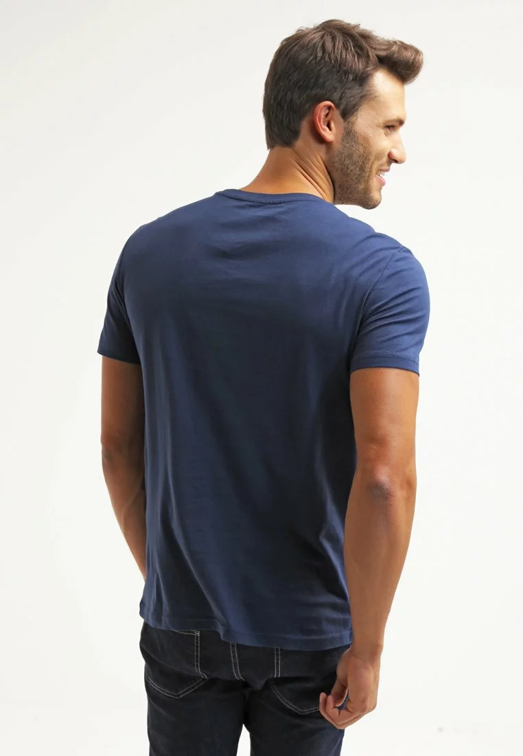 Pier One Uomo T-shirt Basic - Dark Blue 5 Pier One Uomo T-shirt Basic - Dark Blue - immagine 3