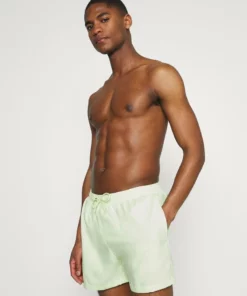 Pier One Uomo PEACHY SOFT BEACH SHORTS - Shorts Da Mare - Light Green