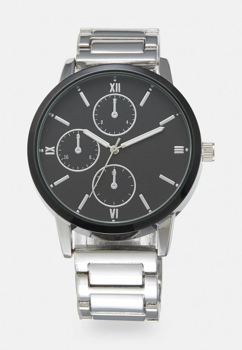 Pier One UNISEX - Orologio - Black/silver-coloured 3 Pier One UNISEX - Orologio - Black/silver-coloured