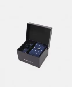 Pier One Uomo SET - Cravatta - Dark Blue