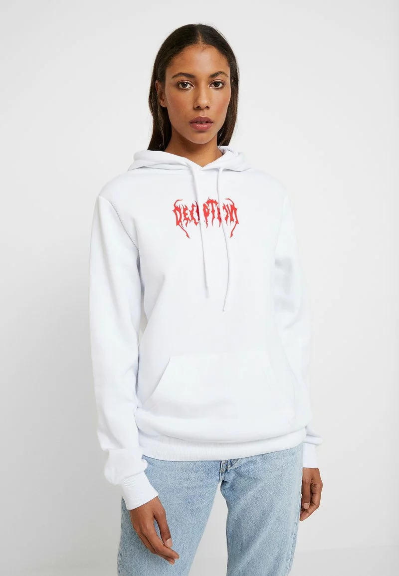 Pier One UNISEX - Felpa Con Cappuccio - White 6 Pier One UNISEX - Felpa Con Cappuccio - White - immagine 4