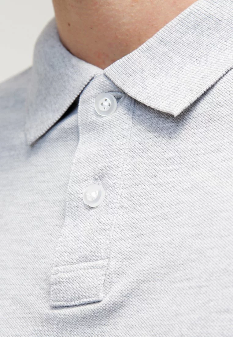 Pier One Uomo Polo - Light Grey Melange 8 Pier One Uomo Polo - Light Grey Melange - immagine 6