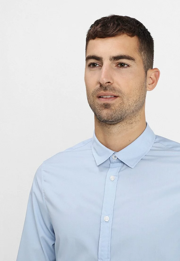 Pier One Uomo 2 PACK - Camicia Elegante - White/light Blue 7 Pier One Uomo 2 PACK - Camicia Elegante - White/light Blue - immagine 5