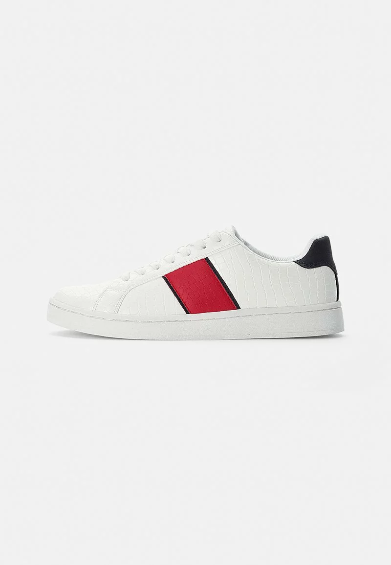 Pier One Unisex Sneakers Basse - White Red 3 Pier One Unisex Sneakers Basse - White Red