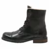 Pier One Uomo Stivaletti Stringati - Black