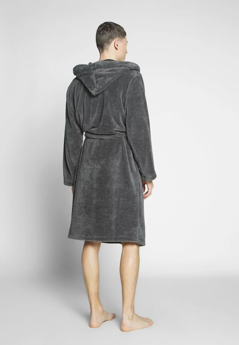 Pier One Uomo Accappatoio - Dark Gray 5 Pier One Uomo Accappatoio - Dark Gray - immagine 3