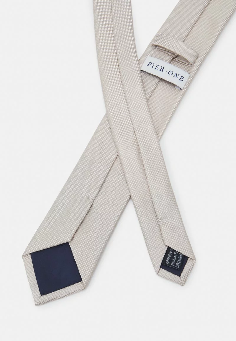 Pier One Uomo Cravatta - Beige 4 Pier One Uomo Cravatta - Beige - immagine 2