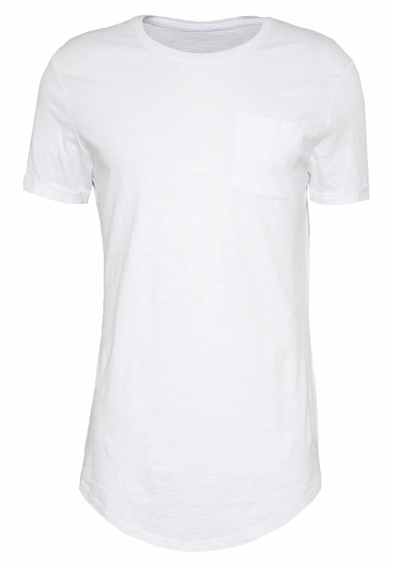 Pier One Uomo T-shirt Basic - White 6 Pier One Uomo T-shirt Basic - White - immagine 4