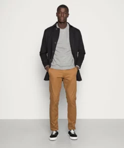 Pier One Uomo 2er Pack CREW NECK - Felpa - Mottled Light Grey/black