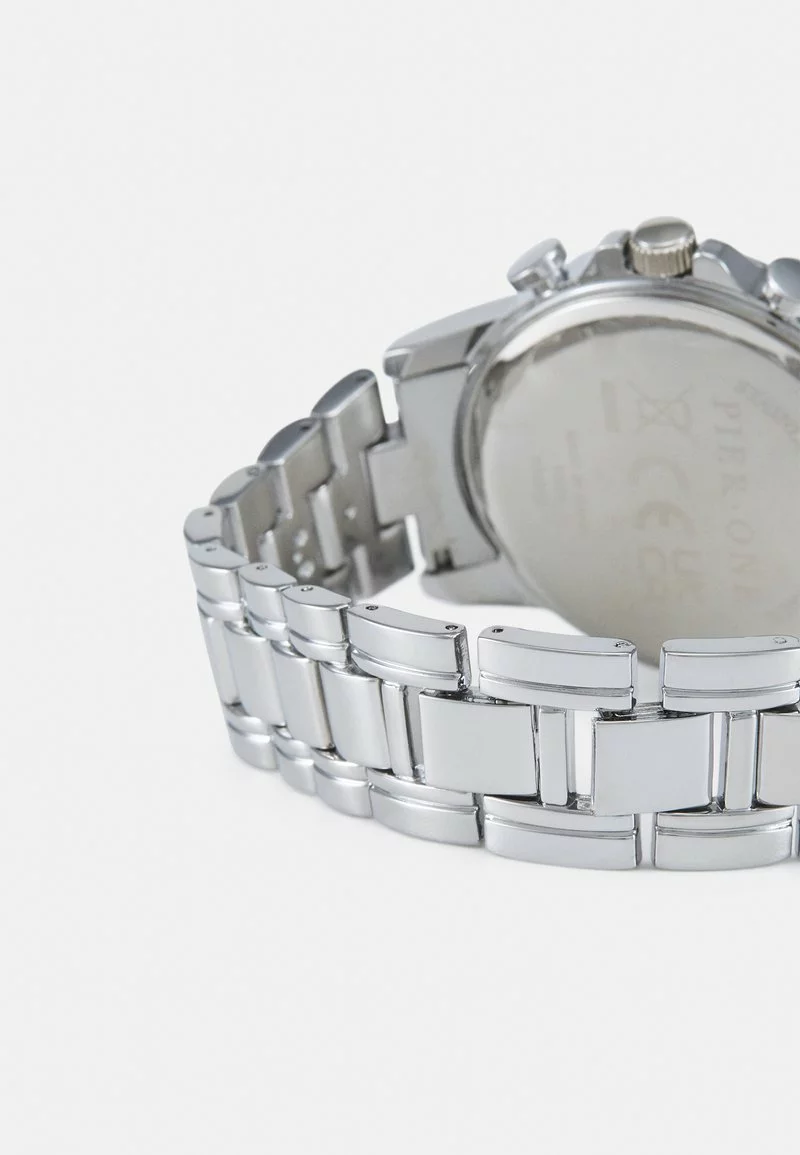 Pier One UNISEX - Orologio - Silver-coloured/black 4 Pier One UNISEX - Orologio - Silver-coloured/black - immagine 2