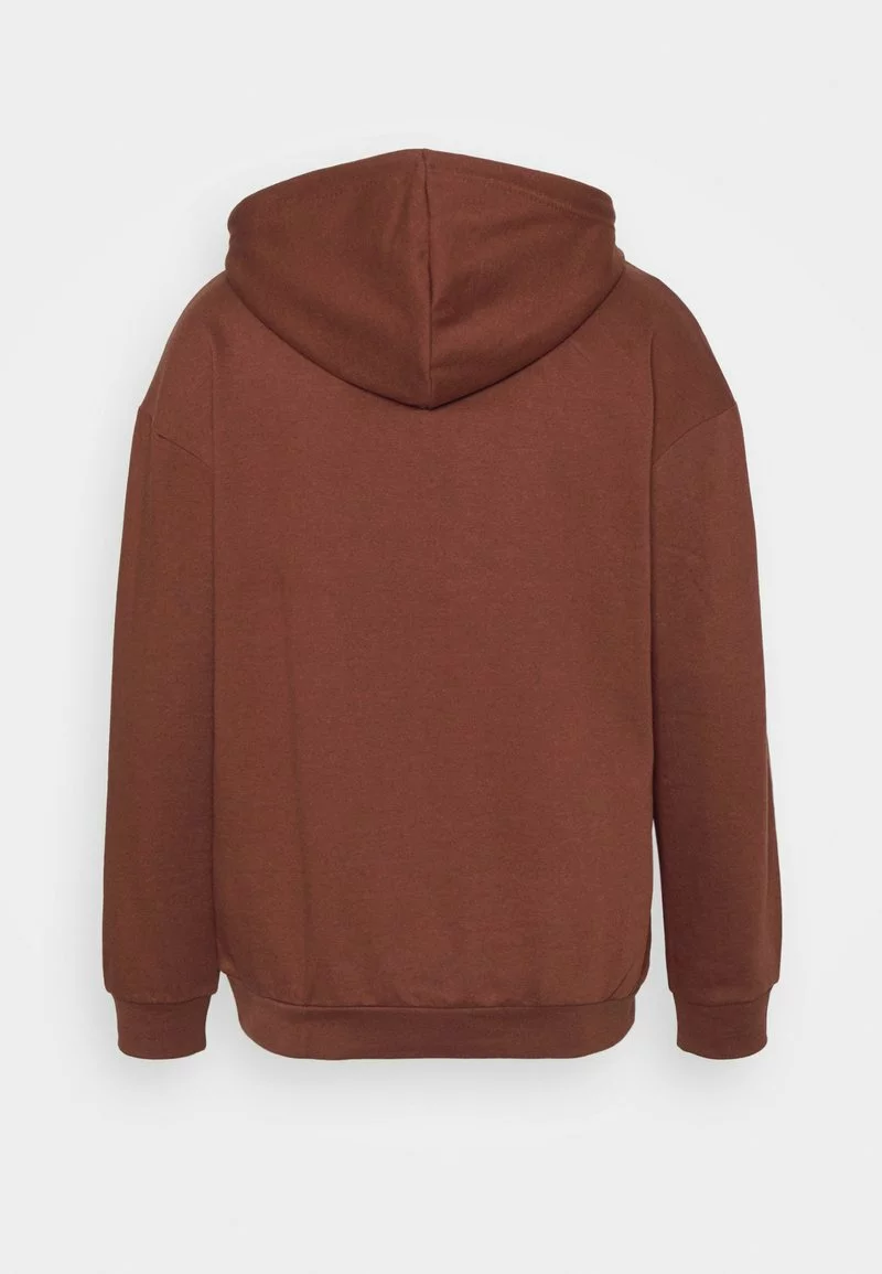 Pier One Uomo PLAIN SKATER HOODY - Felpa Con Cappuccio - Brown 4 Pier One Uomo PLAIN SKATER HOODY - Felpa Con Cappuccio - Brown - immagine 2