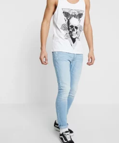 Pier One Uomo Jeans Slim Fit - Bleached Denim