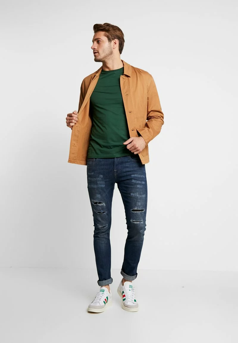 Pier One Uomo T-shirt Con Stampa - Dark Green 4 Pier One Uomo T-shirt Con Stampa - Dark Green - immagine 2