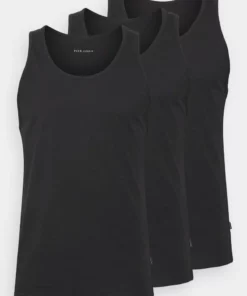 Pier One Uomo 3 PACK - Top - Black