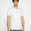 Pier One Uomo T-shirt Con Stampa - White