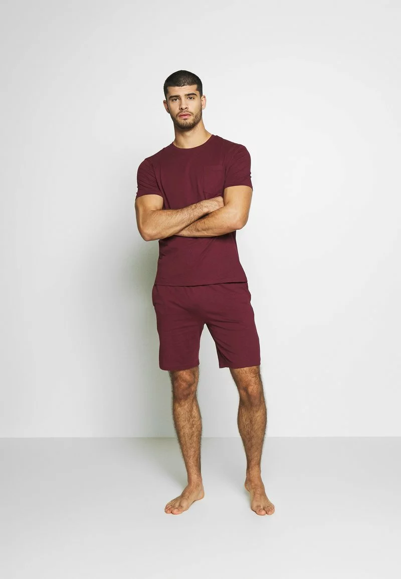 Pier One Uomo SET - Pigiama - Bordeaux 4 Pier One Uomo SET - Pigiama - Bordeaux - immagine 2