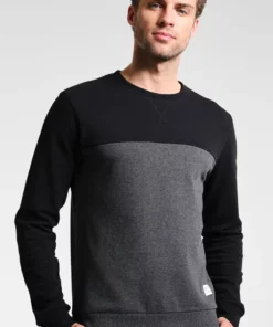 Pier One Uomo Felpa - Mottled Dark Grey