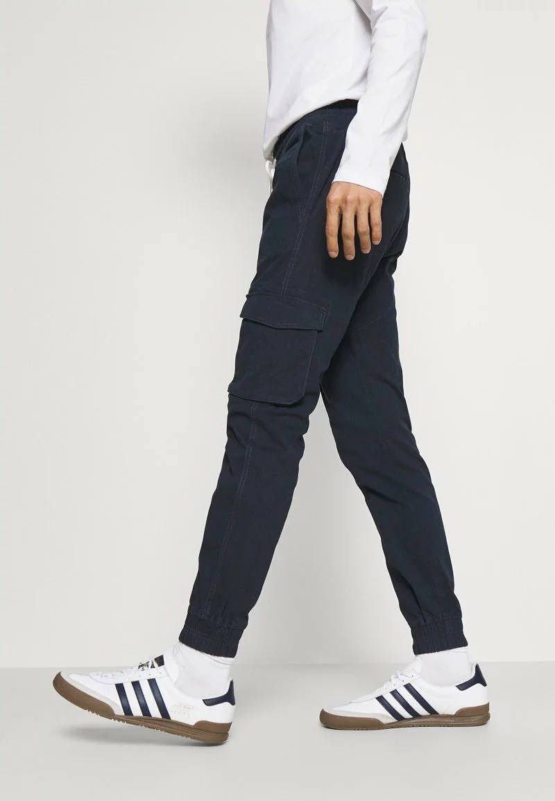Pier One Uomo Pantaloni Cargo - Dark Blue 6 Pier One Uomo Pantaloni Cargo - Dark Blue - immagine 4