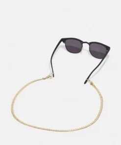Pier One GLASSES MASK CHAIN UNISEX - Collana - Gold-coloured