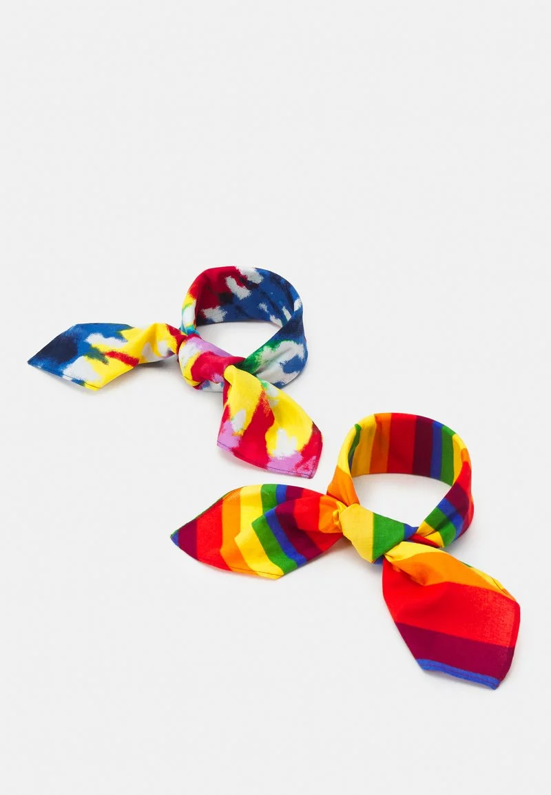 Pier One PRIDE BANDANAS UNISEX 2 PACK - Foulard - Multi-coloured 3 Pier One PRIDE BANDANAS UNISEX 2 PACK - Foulard - Multi-coloured