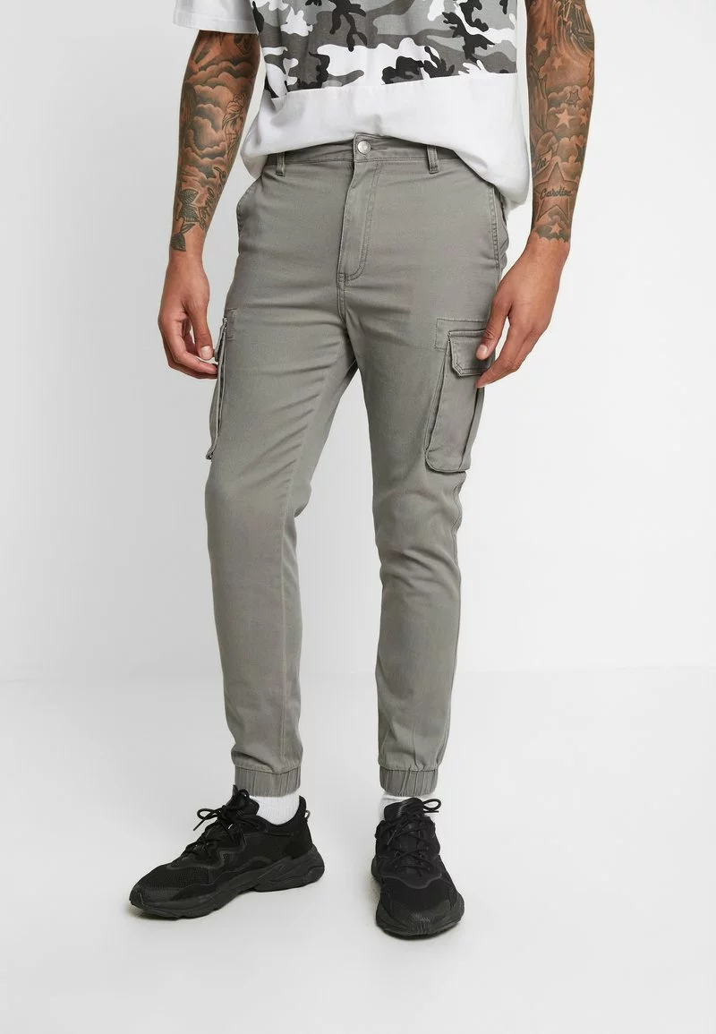 Pier One Uomo Pantaloni Cargo - Grey 3 Pier One Uomo Pantaloni Cargo - Grey