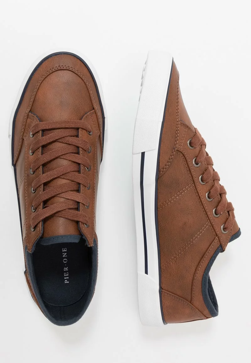 Pier One Uomo Sneakers Basse - Cognac 7 Pier One Uomo Sneakers Basse - Cognac - immagine 5