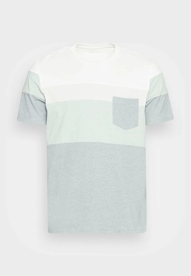 Pier One Uomo T-shirt Basic - Green 6 Pier One Uomo T-shirt Basic - Green - immagine 4