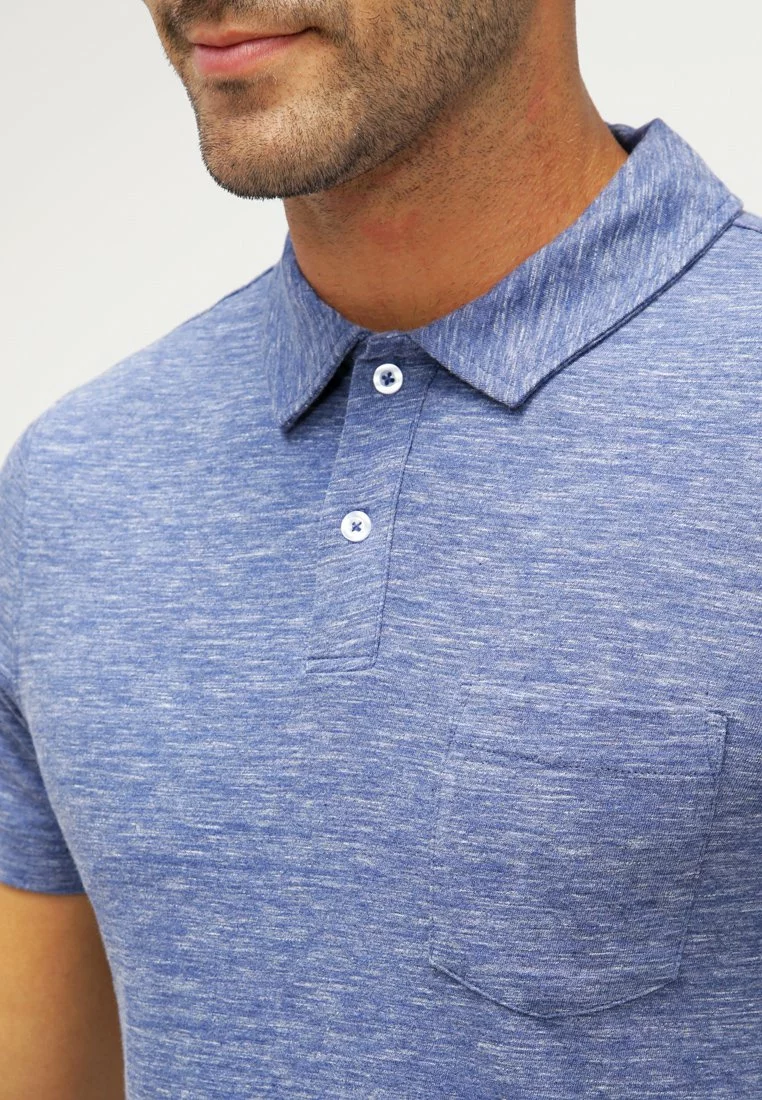 Pier One Uomo Polo - Blue Melange 6 Pier One Uomo Polo - Blue Melange - immagine 4