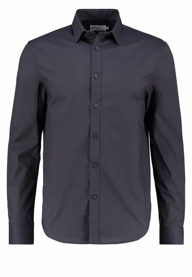Pier One Uomo Camicia Elegante - Dark Grey 8 Pier One Uomo Camicia Elegante - Dark Grey - immagine 6