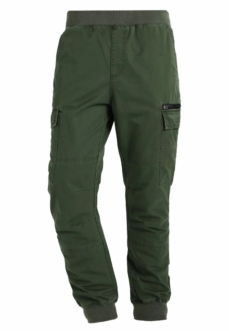 Pier One Uomo Pantaloni Cargo - Dark Green 9 Pier One Uomo Pantaloni Cargo - Dark Green - immagine 7