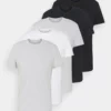 Pier One Uomo 5 PACK - T-shirt Basic - Black/dark Blue -Offerta Economica Pier One d482ab0a7341437991fa38a4a648362e