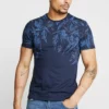 Pier One Uomo T-shirt Con Stampa - Blue