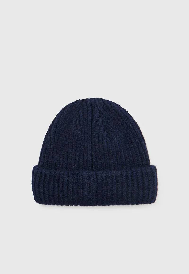 Pier One SHORT MICRO BEANIE UNISEX - Berretto - Dark Blue 4 Pier One SHORT MICRO BEANIE UNISEX - Berretto - Dark Blue - immagine 2