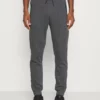 Pier One Uomo Pantaloni Sportivi - Mottled Dark Grey