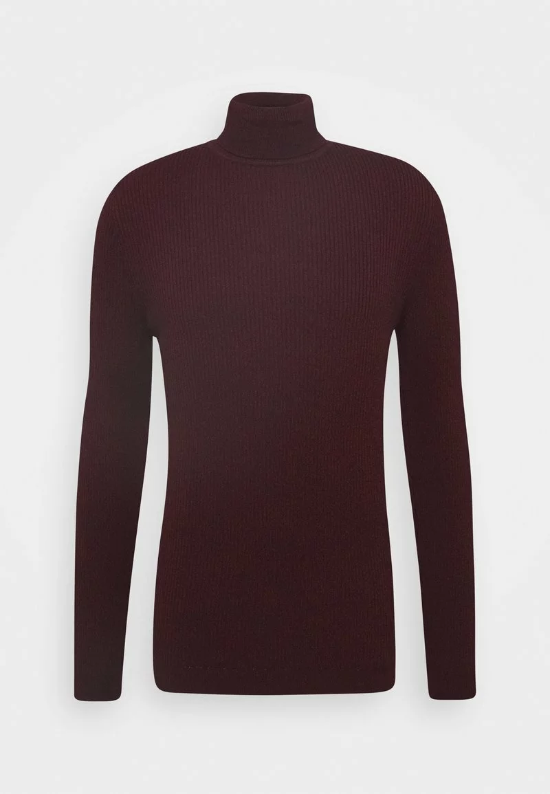 Pier One Uomo MUSCLE FIT TURTLE - Maglione - Mottled Bordeaux 7 Pier One Uomo MUSCLE FIT TURTLE - Maglione - Mottled Bordeaux - immagine 5