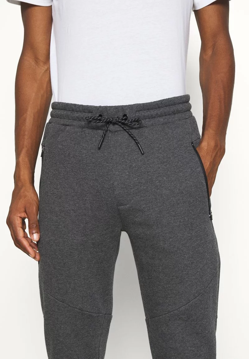 Pier One Uomo Pantaloni Sportivi - Mottled Dark Grey 8 Pier One Uomo Pantaloni Sportivi - Mottled Dark Grey - immagine 6