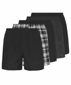 Pier One Uomo 5 PACK - Boxer - Black
