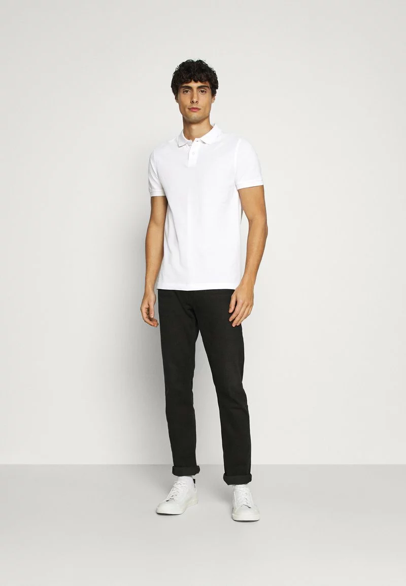 Pier One Uomo 2 PACK - Polo - White/black 4 Pier One Uomo 2 PACK - Polo - White/black - immagine 2