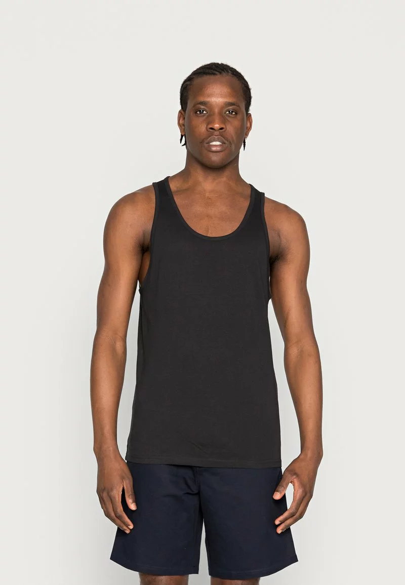 Pier One Uomo 5 PACK - Top - White / Black 4 Pier One Uomo 5 PACK - Top - White / Black - immagine 2