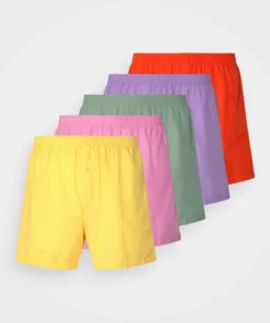 Pier One Uomo 5 PACK - Boxer - Orange/pink/green