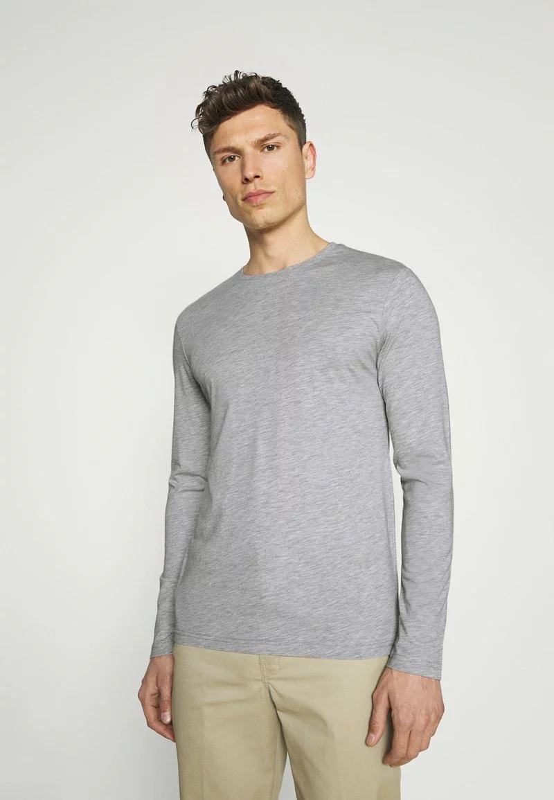 Pier One Uomo 2 PACK - Maglietta A Manica Lunga - Dark Blue/mottled Grey 4 Pier One Uomo 2 PACK - Maglietta A Manica Lunga - Dark Blue/mottled Grey - immagine 2