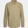 Pier One Uomo UTILITY RIPSTOP - Camicia - Khaki