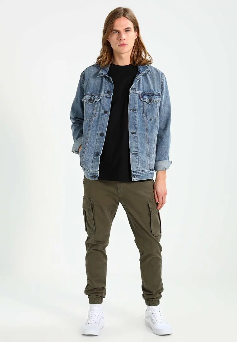 Pier One Uomo Pantaloni Cargo - Khaki 4 Pier One Uomo Pantaloni Cargo - Khaki - immagine 2