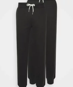 Pier One Uomo 2er PACK - Pantaloni Sportivi - Black/black