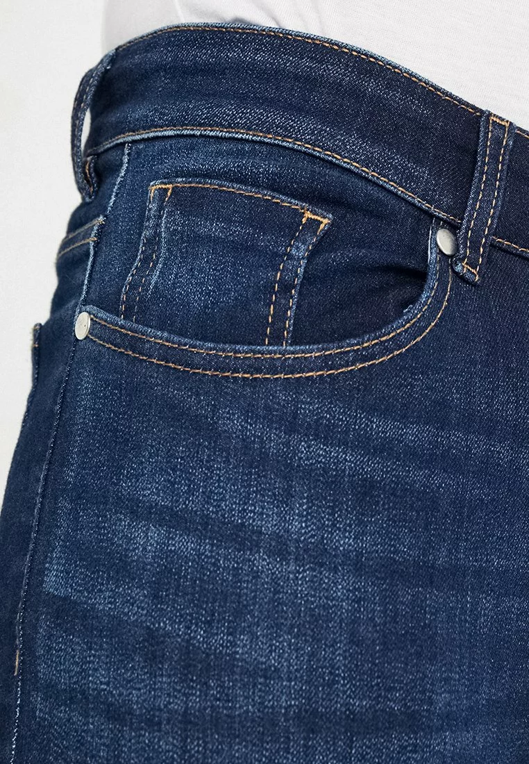 Pier One Uomo Jeans Skinny Fit - Dark-blue Denim 7 Pier One Uomo Jeans Skinny Fit - Dark-blue Denim - immagine 5
