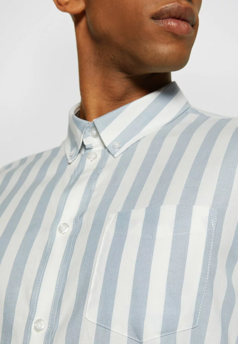 Pier One Uomo Camicia - Light Blue/white 8 Pier One Uomo Camicia - Light Blue/white - immagine 6
